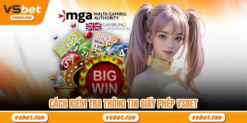 Cách kiểm tra thông tin giấy phép VSBET